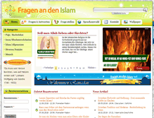 Tablet Screenshot of fragenandenislam.com